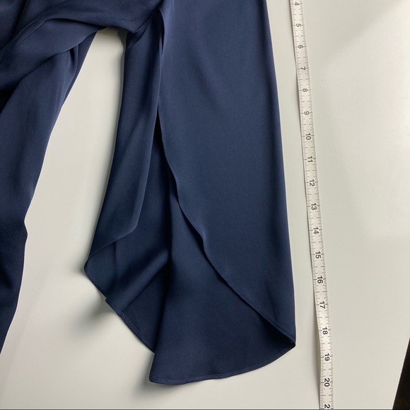 NWT Milly Butterfly Sleeve V-Neck Mini Shift Dress in Navy , Size 4 - Picture 13 of 13